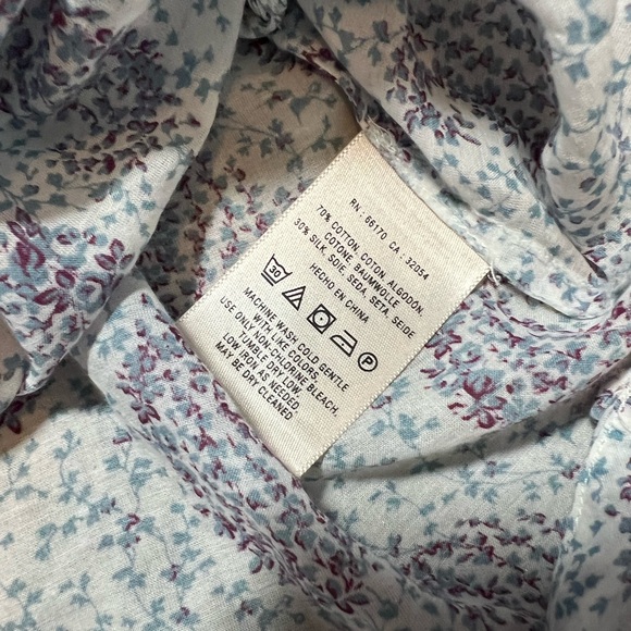 Anthropologie Moulinette Soeurs Beautiful Top with tie- 4 - Picture 7 of 8